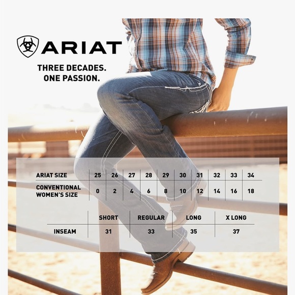 Ariat Blue Bootcut Denim Embroidered Jeans Women Size 32 - Picture 4 of 15